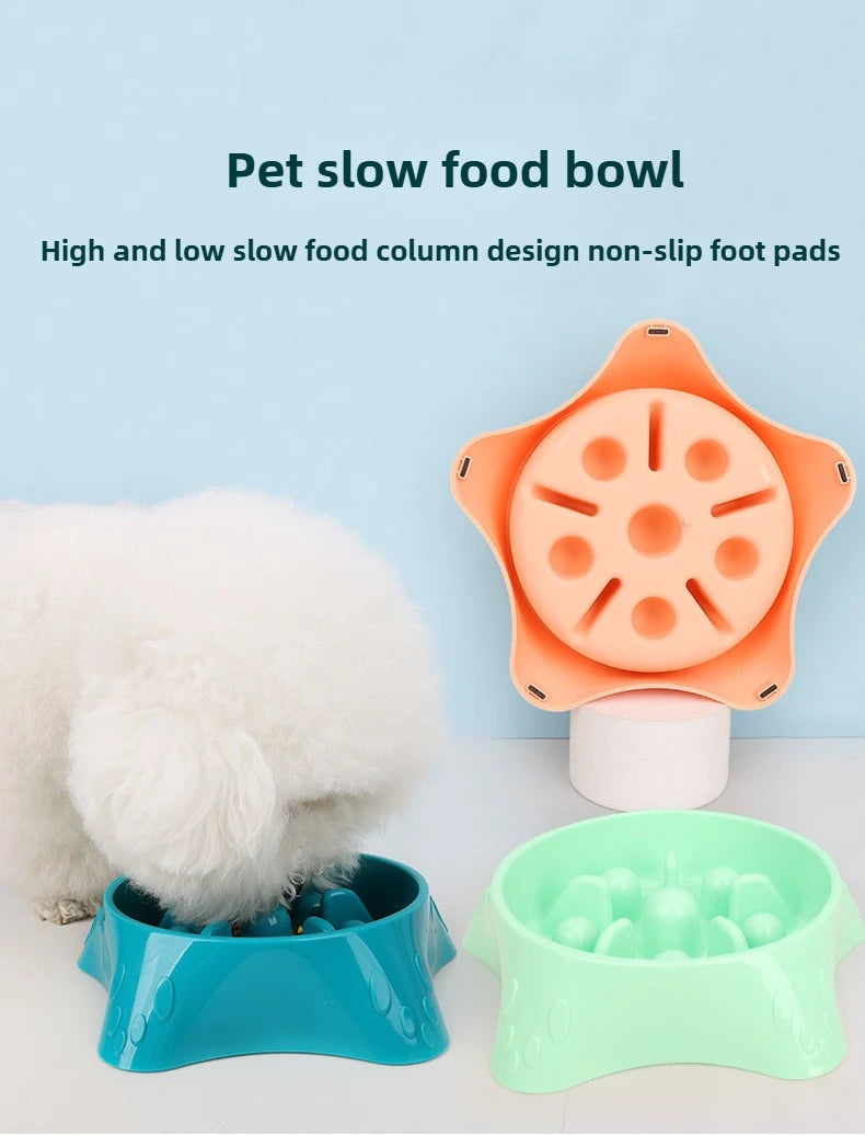 Anti-Gulp Anti-Spill Dog Bowl - Easy to Clean
