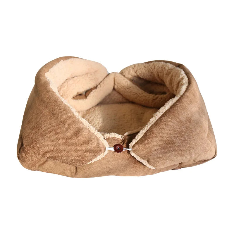 Tapis lit chaud multifonction pliable pour chat et petit chien — coussin intérieur toutes saisons