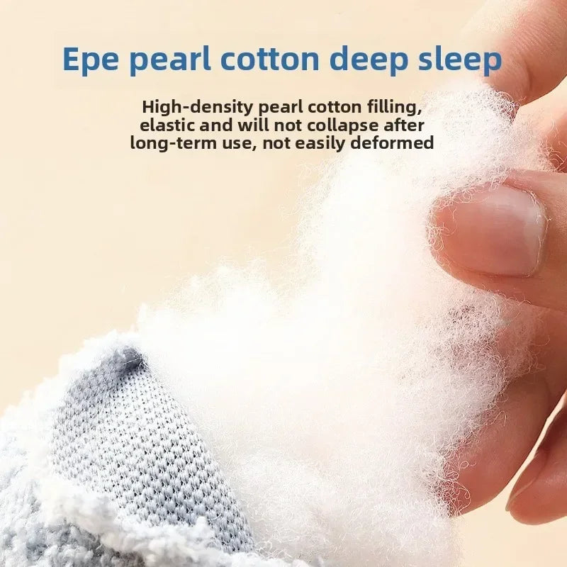 Oreiller apaisant en U pour chat et chiot — coussin soutien cervical pour sommeil profond