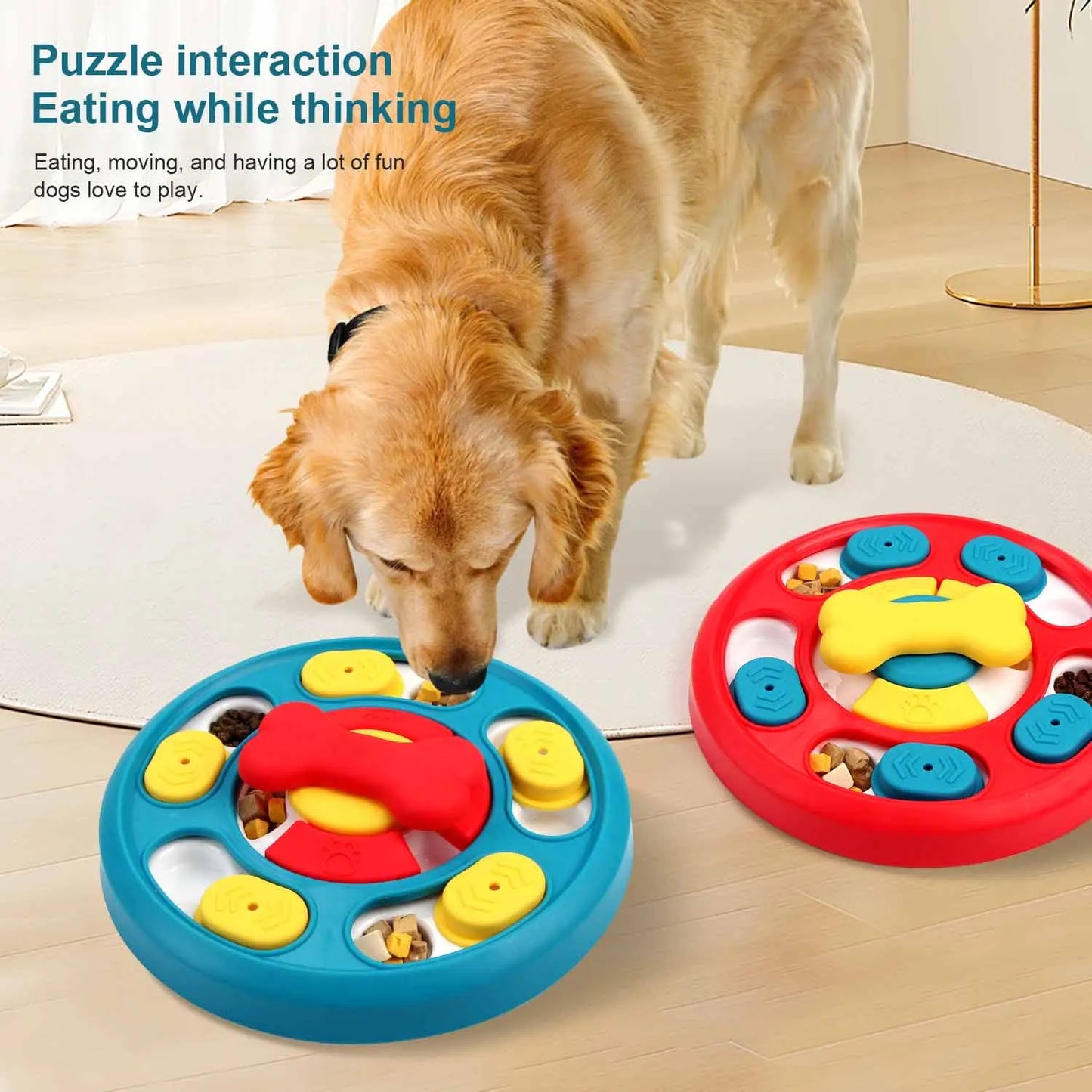Eco-friendly Slow Feeder Dog Bowl – Non-slip, all sizes