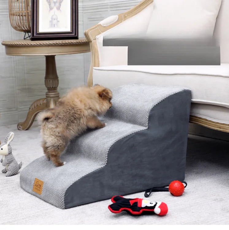 Escalier antidérapant démontable pour chien et chat — protection des hanches et articulations