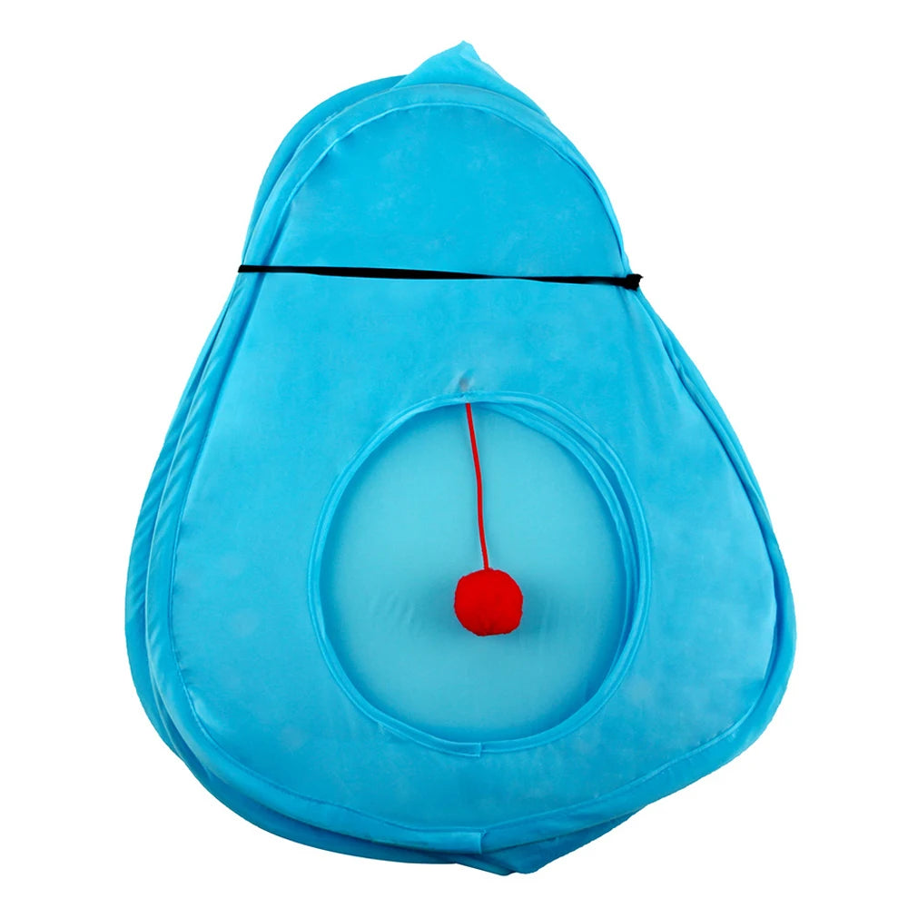 Fun Cat Tunnels Inside Foldable Cube Cat Tent Kitty Puppy Toys Tent House Interesting Pet Tunnel Toy Small Dog Playing Training