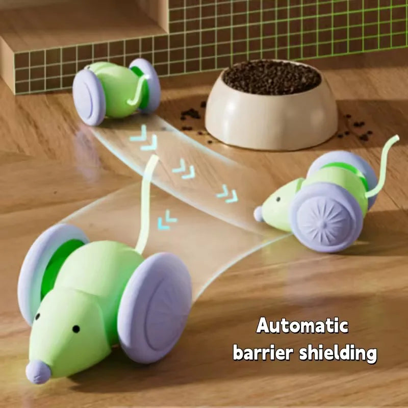 Interactive Electric Mouse Cat Toy Automatic Self Entertaining Boredom Relief Pet Toy For Indoor Cats Chasing Hunting Teaser