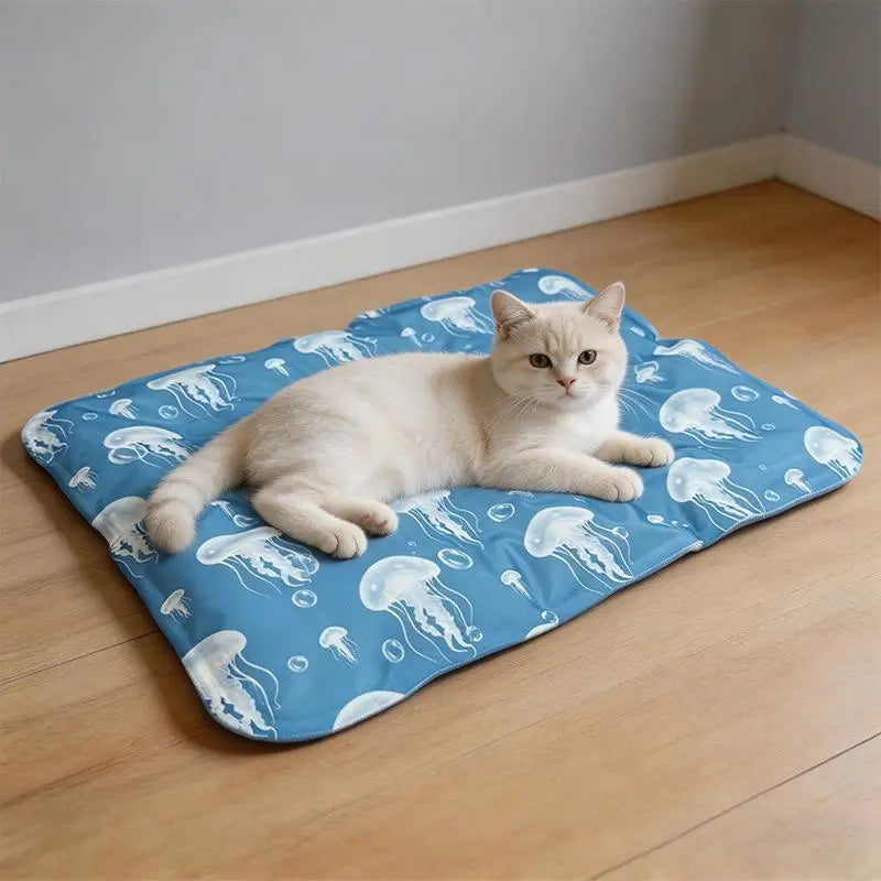 Tapis gel rafraîchissant non toxique auto-refroidissant pour chien et chat — caisse canapé sol