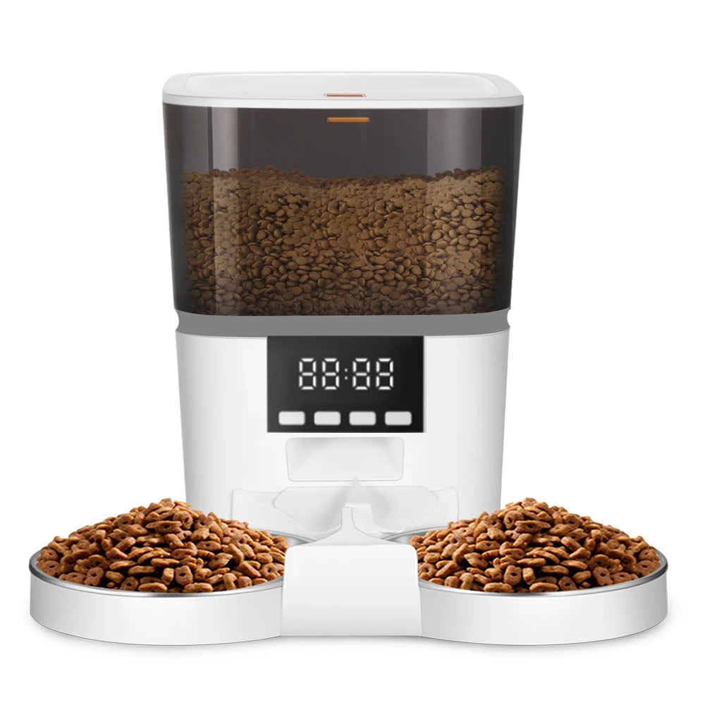 Double Meal Automatic Cat Feeder, Cat Feeder With Video, Tuya WIFI Automatic Dog Feeder, Programmable Pet Feeder, Multiple Models