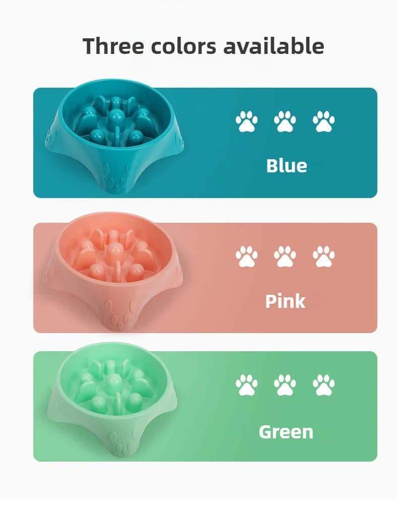 Anti-Gulp Anti-Spill Dog Bowl - Easy to Clean