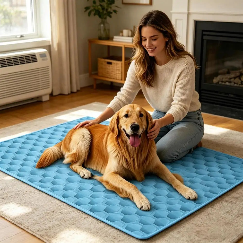 Dog Cooling Mat Summer Pet Cold Bed Extra Large For Small Big Dogs Pet Accessories Cat Durable Blanket Sofa Cat Ice Pad Blanket
