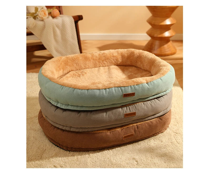 HOOPET Winter Comfortable Pet Mat Bed for Dogs Cats Fluff Sleeping Pad Dog Sofa Cushion Pet Calming Dog Bed House Pet Supplies