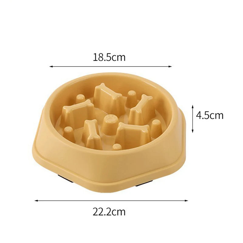 Slow Feeder Puzzle Bowl for Small to Medium Dogs – Non-Slip