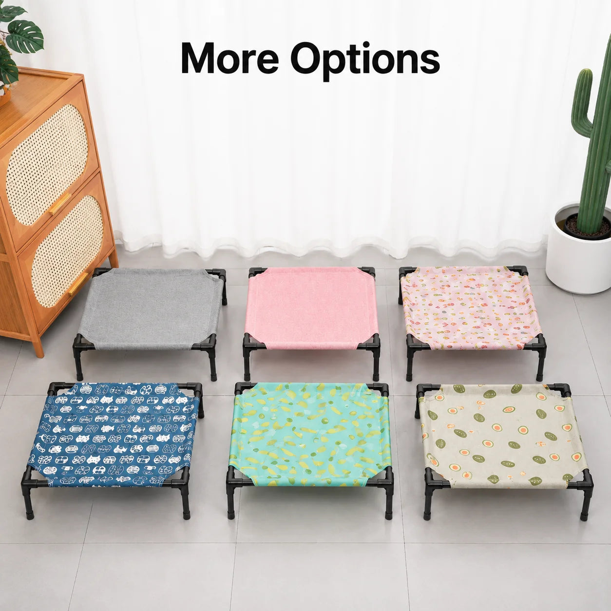 Pet Camping Bed Elevated Bed for Dogs Folding Puppy Camping Bed Cat House Portable Removable Washable Puppy Beds Dog Hammock