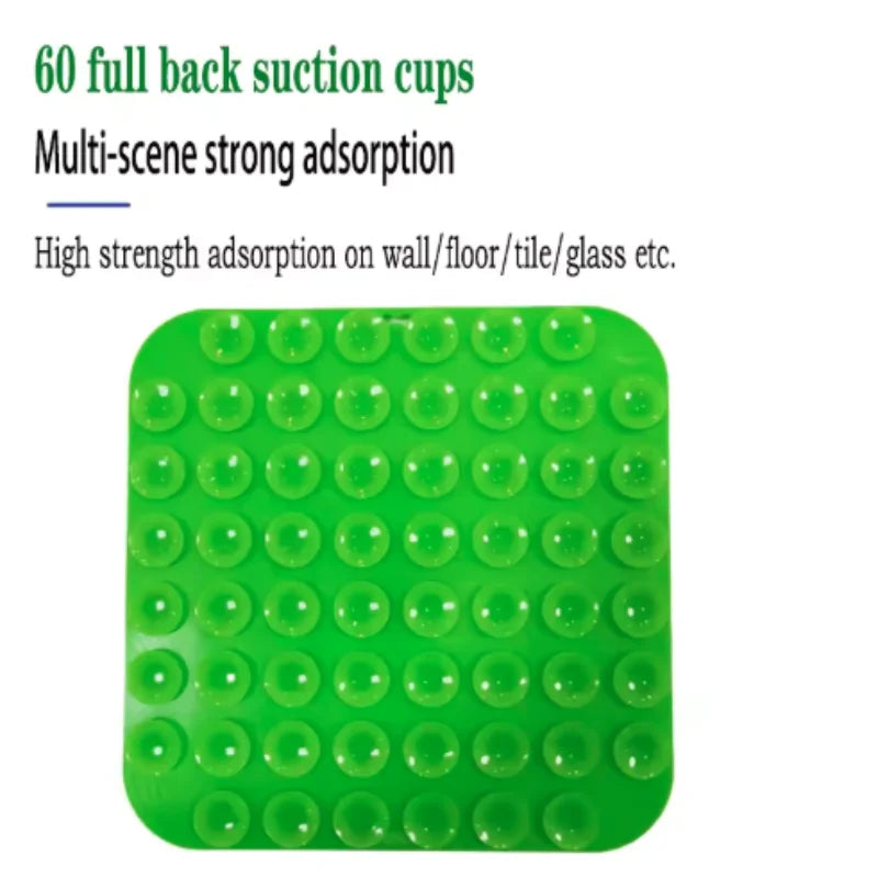Tapis à lécher en silicone pour chien – Alimentation lente, distraction bain, ventouse