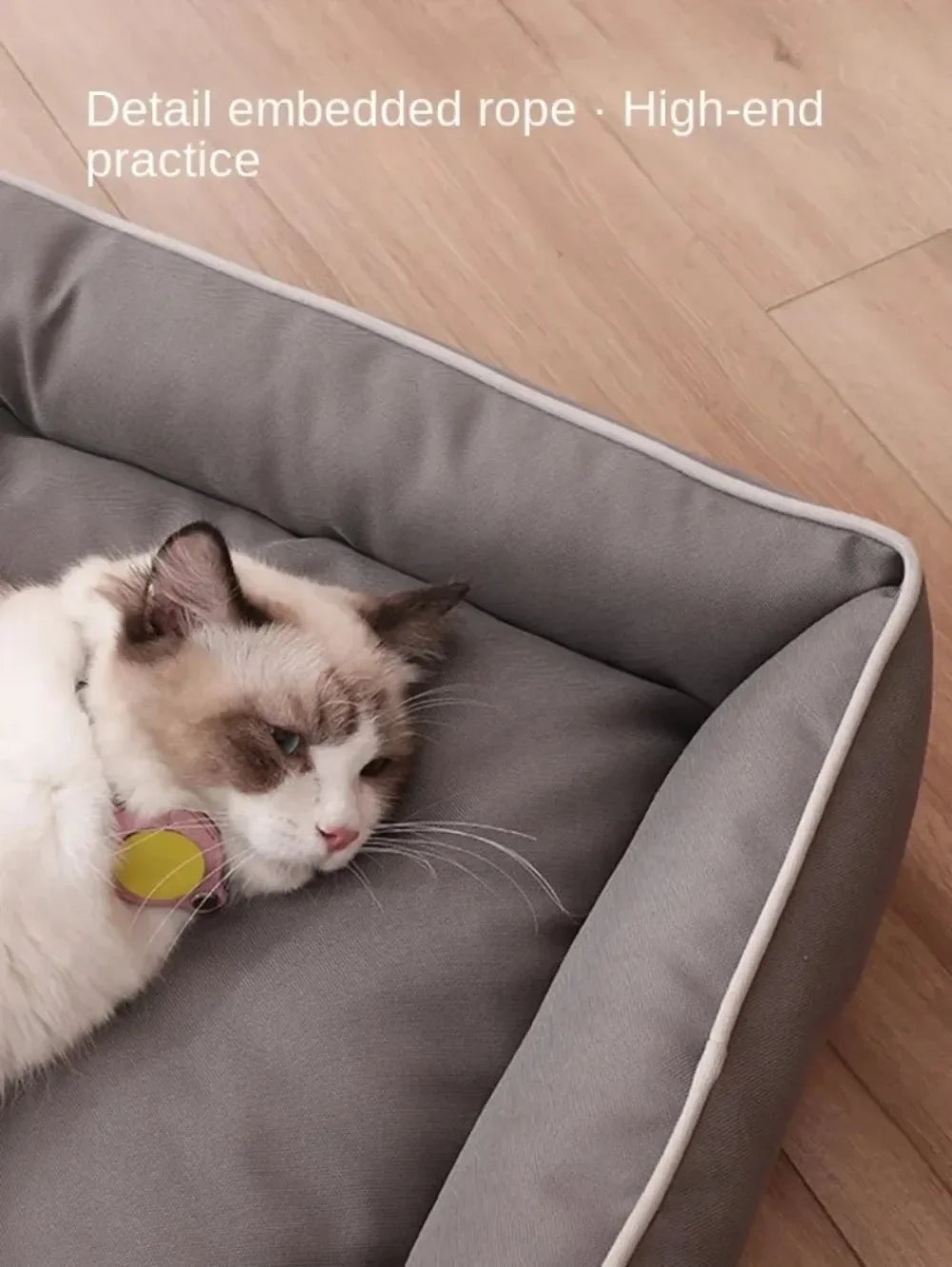 Waterproof Dog Bed 600D Oxford Pet Dogs Beds for All Seasons Thickened PP Cotton Filling Bite-resistant Pet Mat Dog Accessories