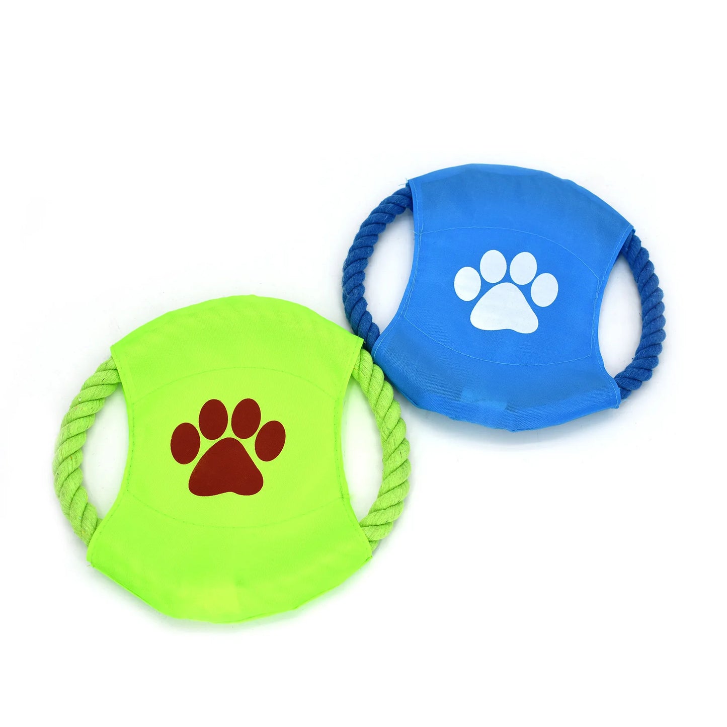 Durable Interactive Pet Dog Toy with Cotton Rope Outdoor Throwing Bite Resistant Fun Playtime Accessory for Dogs