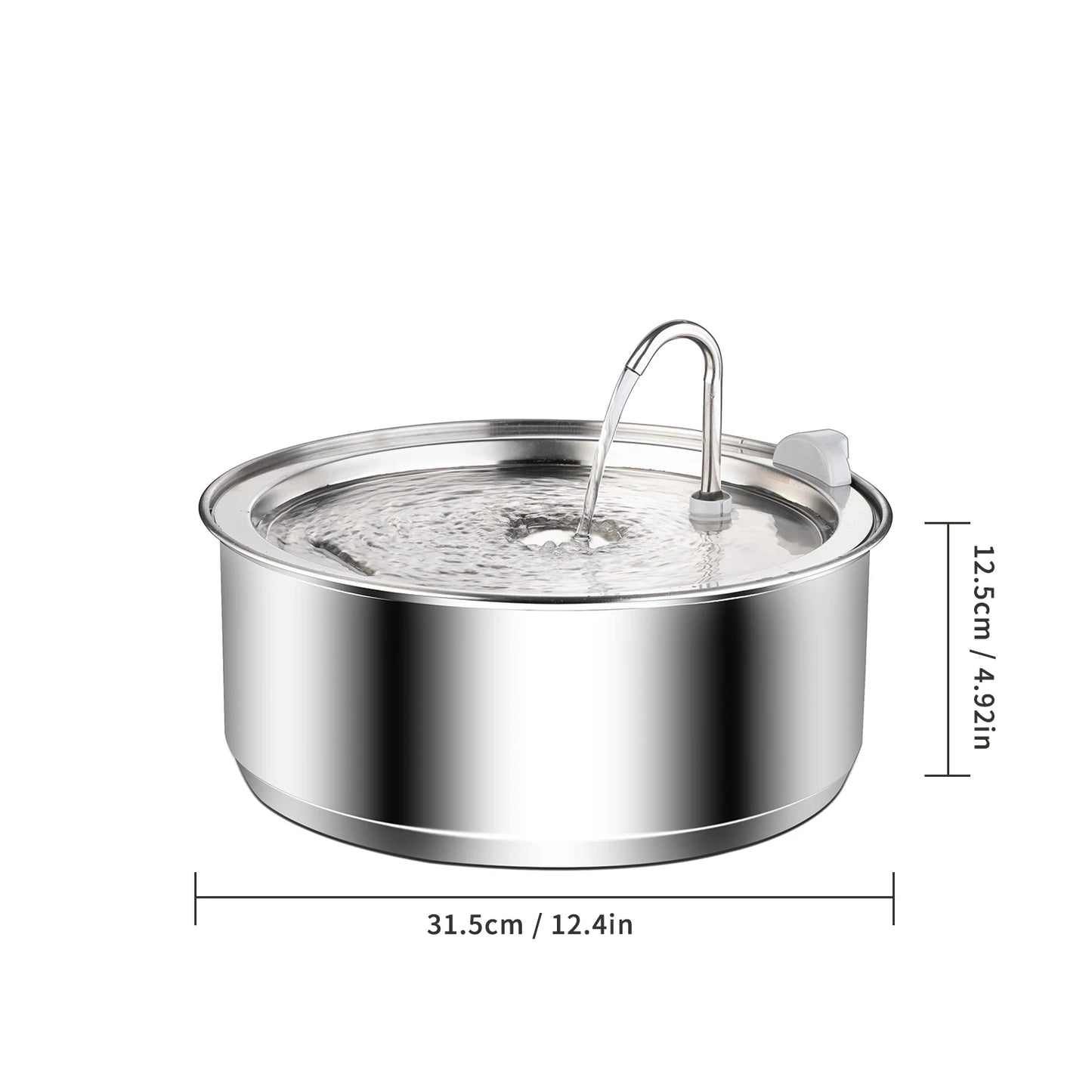 Fontaine à eau automatique en acier inoxydable pour chat et chien – Distributeur intelligent