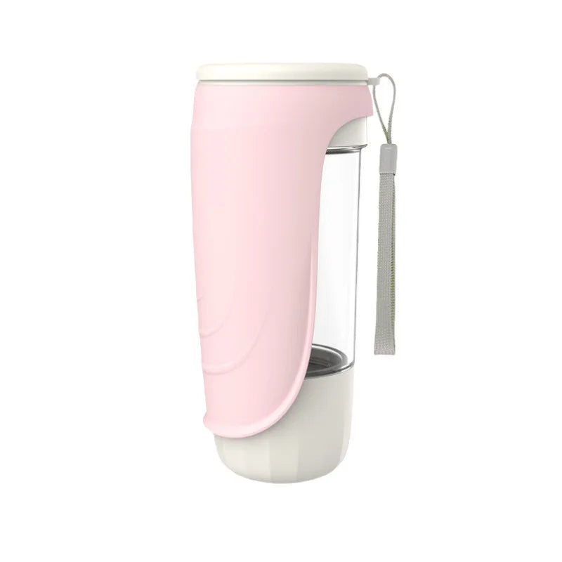 Gourde 2 en 1 portable pour chien avec bol pliable — petits et grands chiens