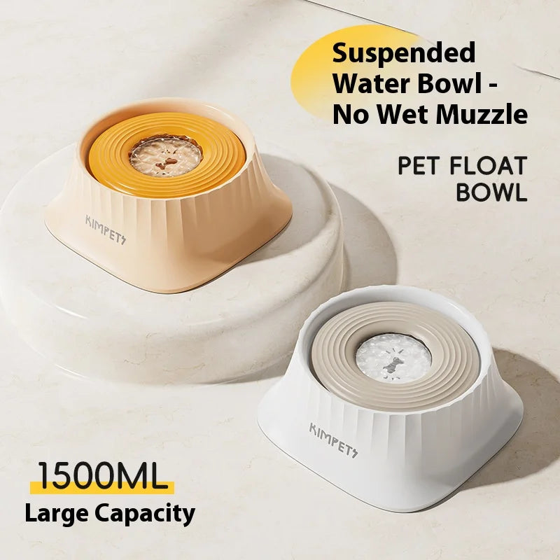 Gamelle d'eau flottante anti-éclaboussures pour chien – Petits et moyens chiens