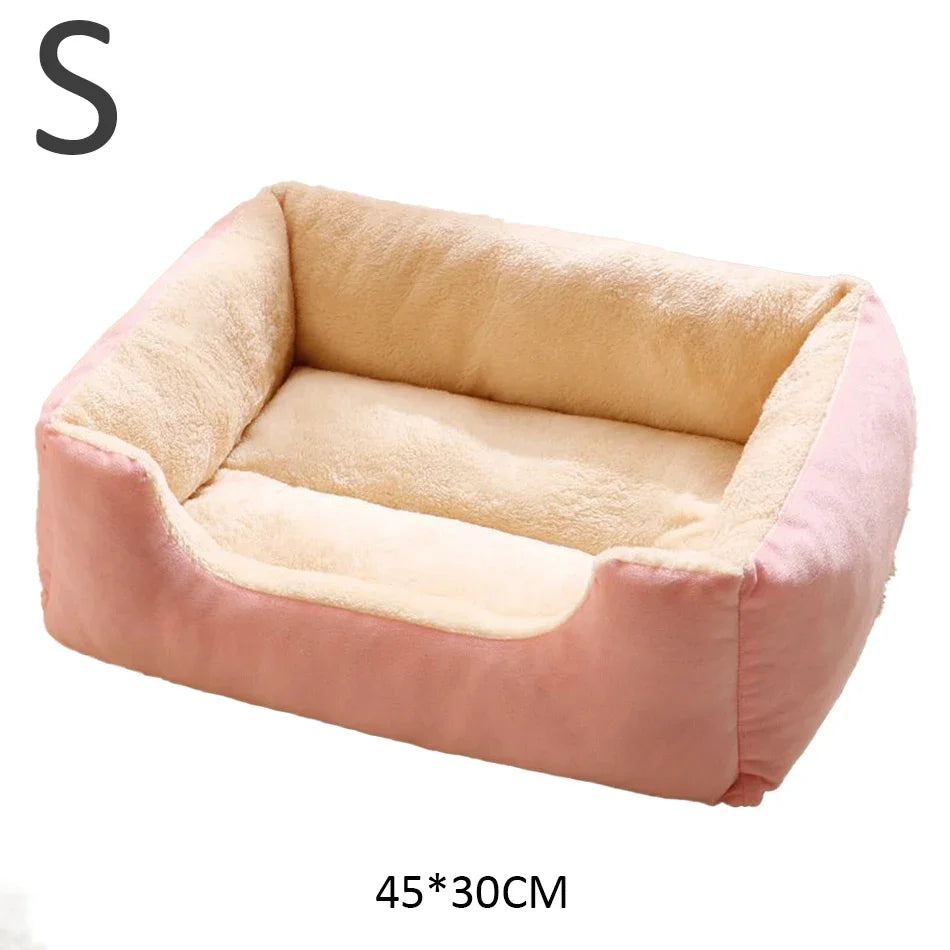 Lit panier maison douillet pour chat et chien — coussin confortable toutes tailles