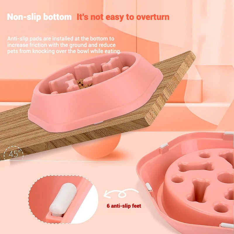 1.5-Cup Slow Feeder Bowl for Small and Medium Dogs – Labyrinth