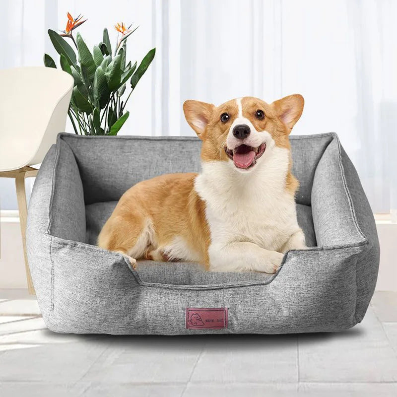 Lit respirant toutes saisons pour chien et chat — coussin sofa doux et apaisant