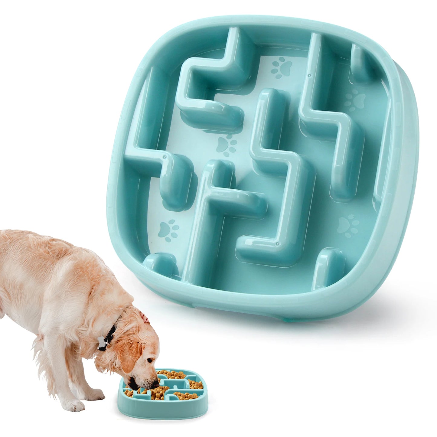 Eco-friendly Slow Feeder Dog Bowl – Non-slip, all sizes