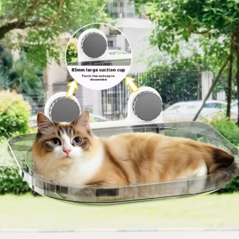 New Pet Cat Hammock Hanging Cat Bed Bearing 20 kg Comfortable Sunny Window Seat Kitten Climbing Frame Pet Supplies