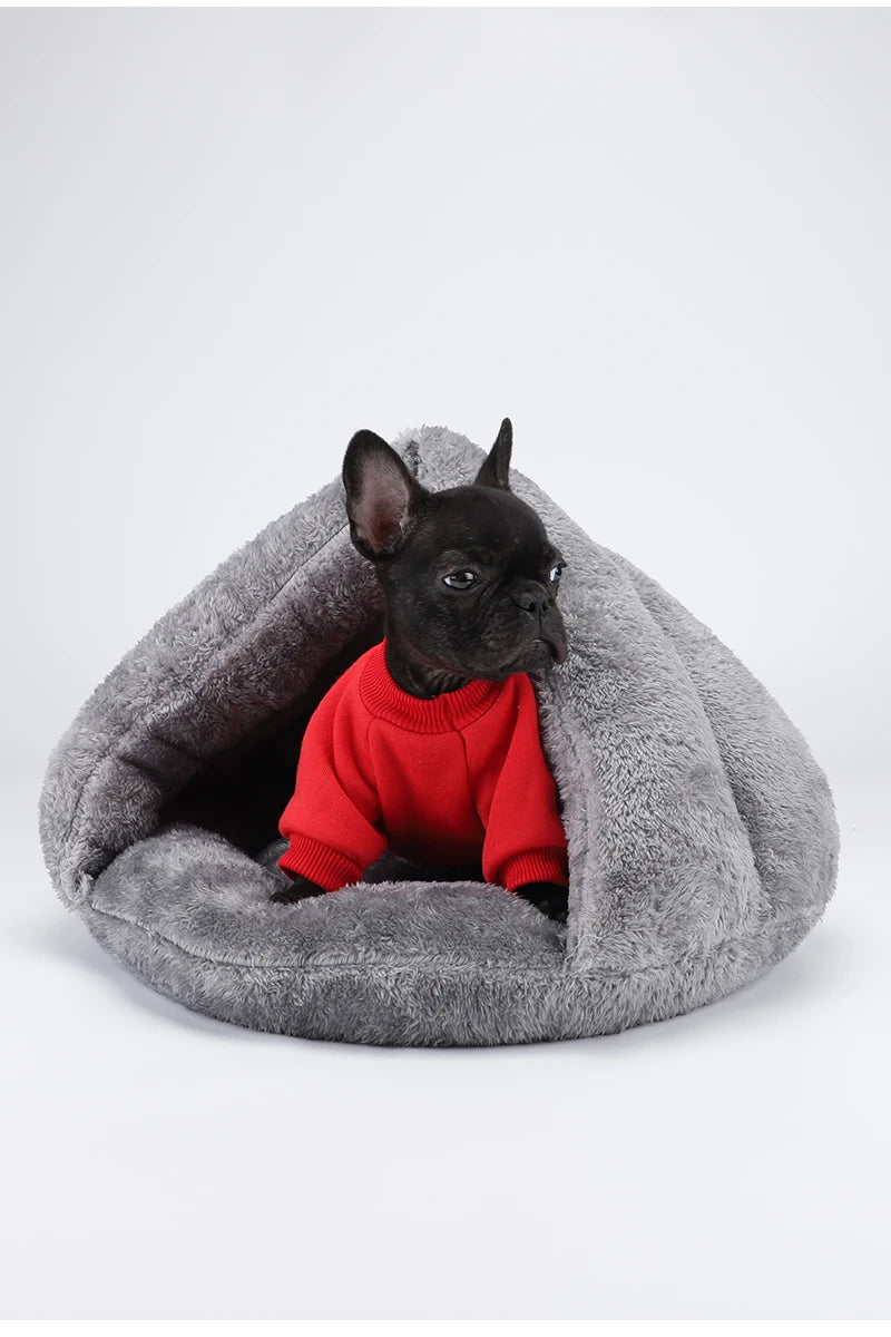 Lit douillet lavable pour chiens et chats — panier sofa en peluche toutes tailles