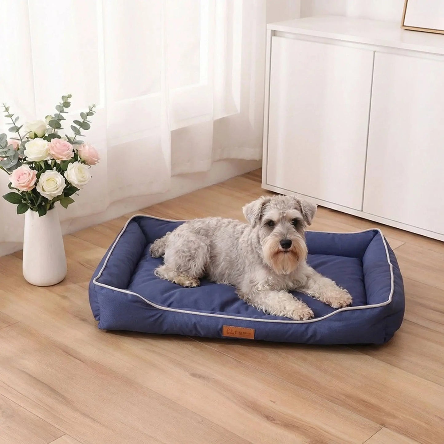Waterproof Dog Bed Oxford Fabric Square Pet Cat Bed Mat Breathable Crate Pad for All Seasons Wholesale Scratch Resistance Supply