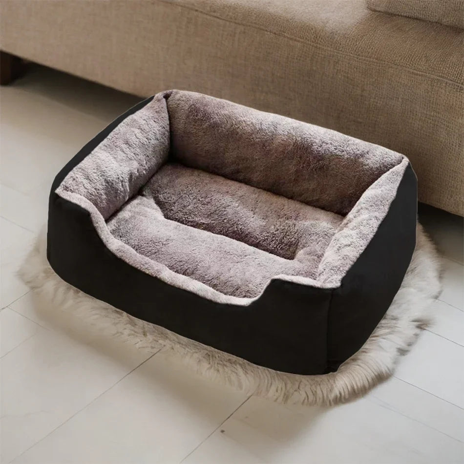 Lit panier maison douillet pour chat et chien — coussin confortable toutes tailles