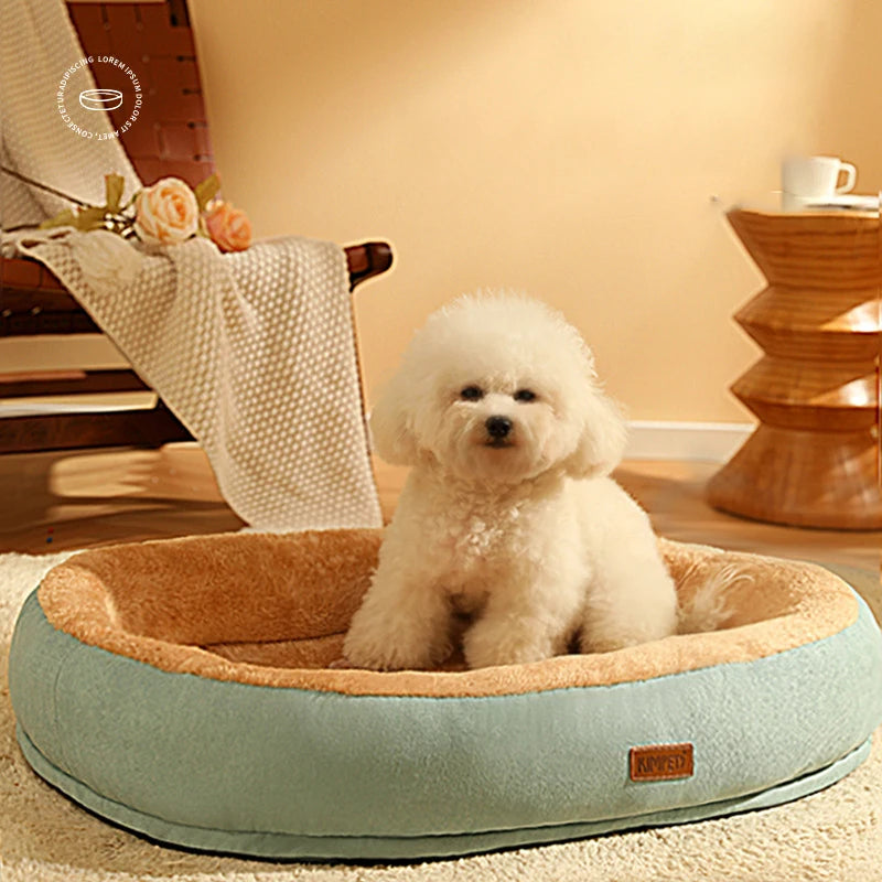 HOOPET Winter Comfortable Pet Mat Bed for Dogs Cats Fluff Sleeping Pad Dog Sofa Cushion Pet Calming Dog Bed House Pet Supplies