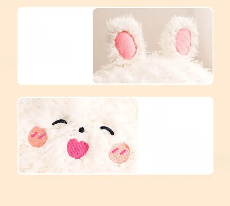 Lit maison ultra-doux pour chat et petit chien — peluche chaude et confortable