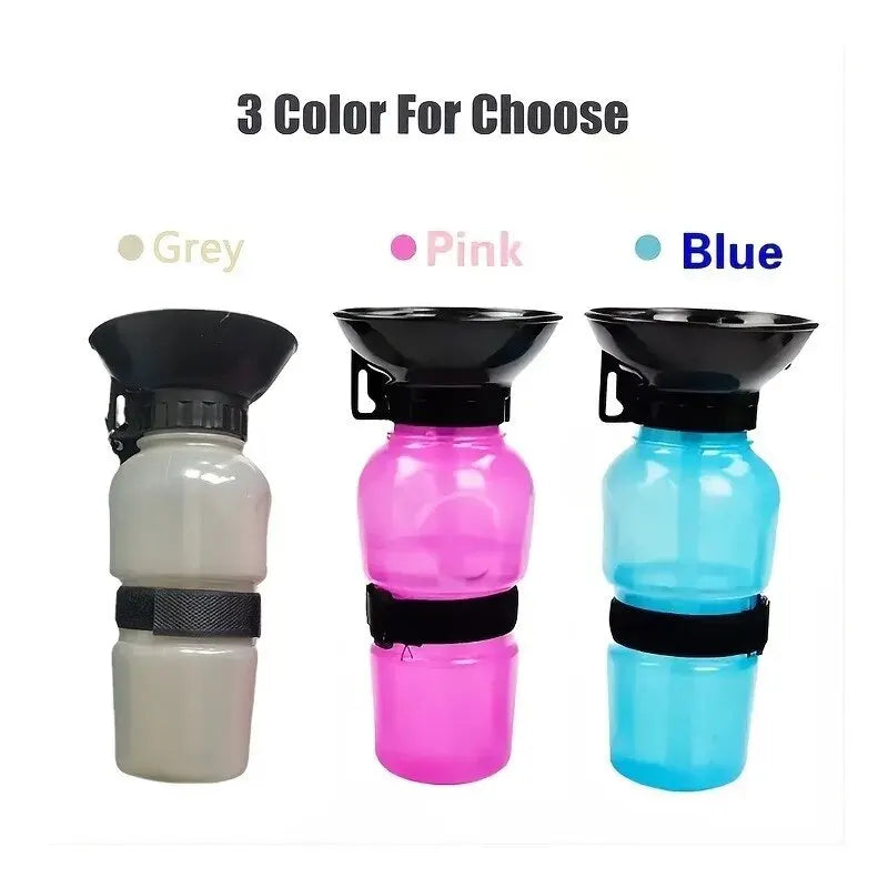 Gourde portable pour chien et chat — tasse d'hydratation pour promenades