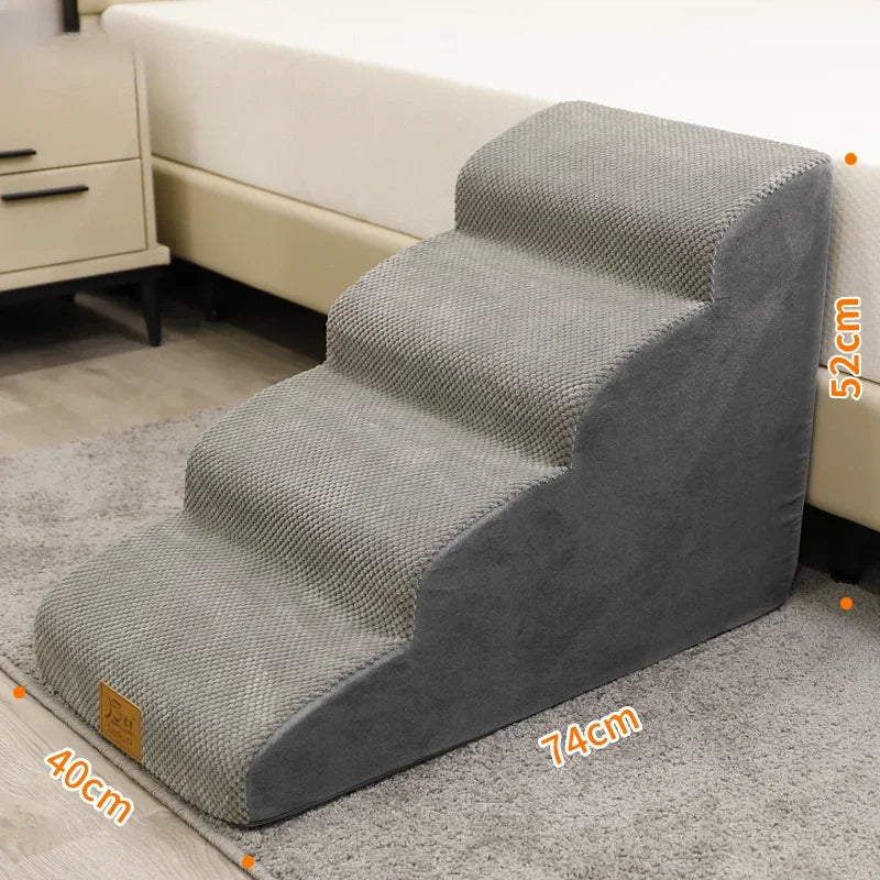 Escalier antidérapant démontable pour chien et chat — protection des hanches et articulations
