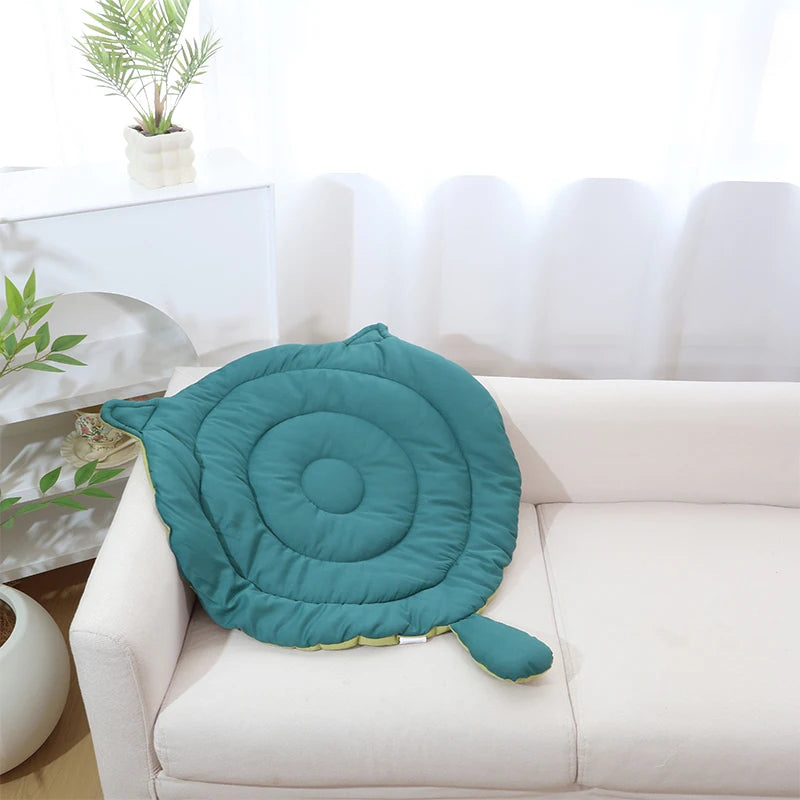 Cute Cartoon Big Face Cat Dog Sleeping Pad Four Seasons Universal Soft Breathable Washable Pet Rest Cushion