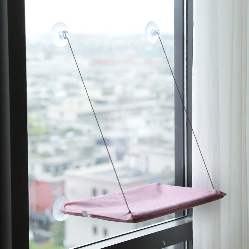 New Pet Cat Hammock Hanging Cat Bed Bearing 20 kg Comfortable Sunny Window Seat Kitten Climbing Frame Pet Supplies