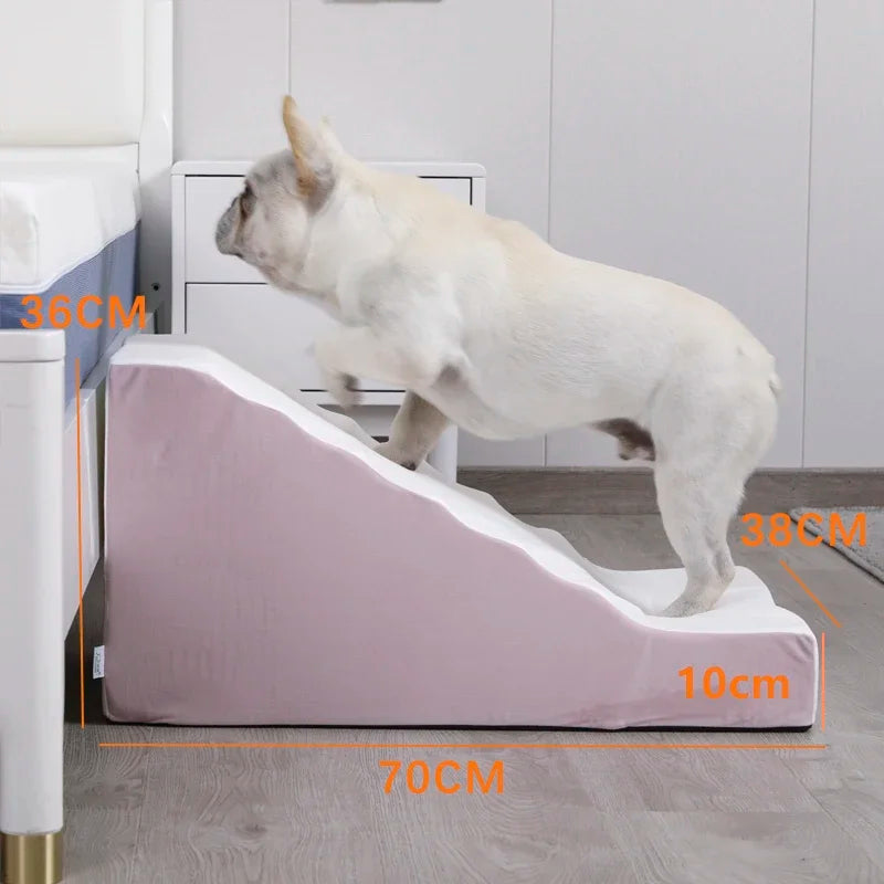 Escalier antidérapant démontable pour chien et chat — protection des hanches et articulations