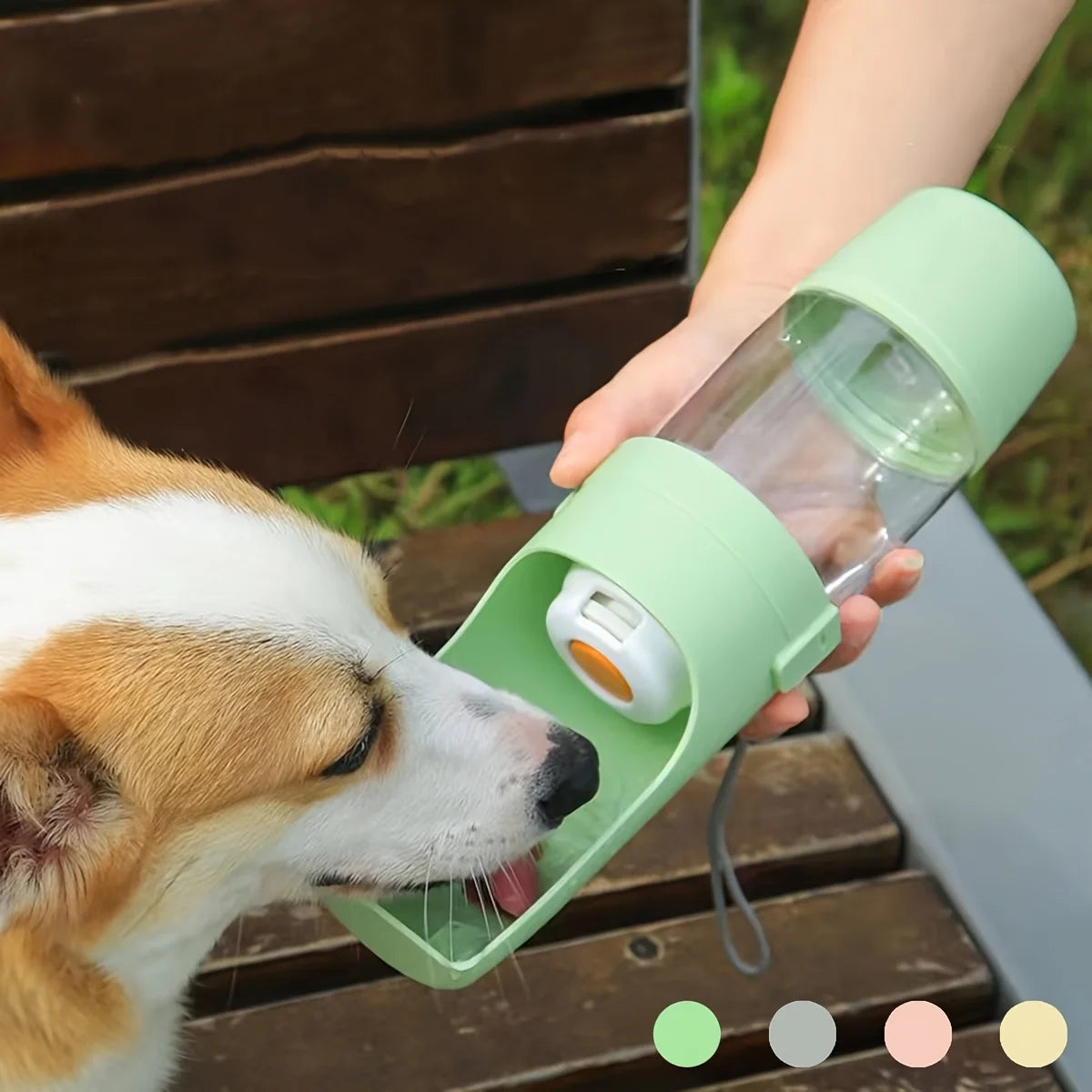 Portable Dog Water Bottle, Durable Pet Hydration Dispenser for Outdoor Walks, Hiking, Travel - Ergonomic Bottle Design