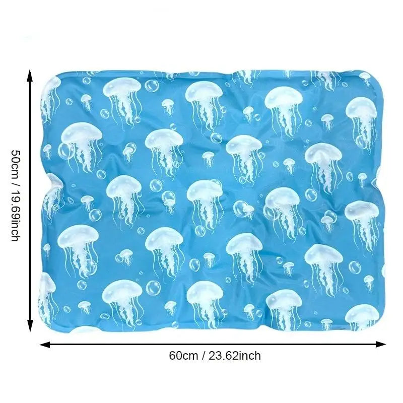 Pet Cooling Ice Mat For Dogs Cats Summer Non Toxic Self Cooling Pad For Indoor Outdoor Use