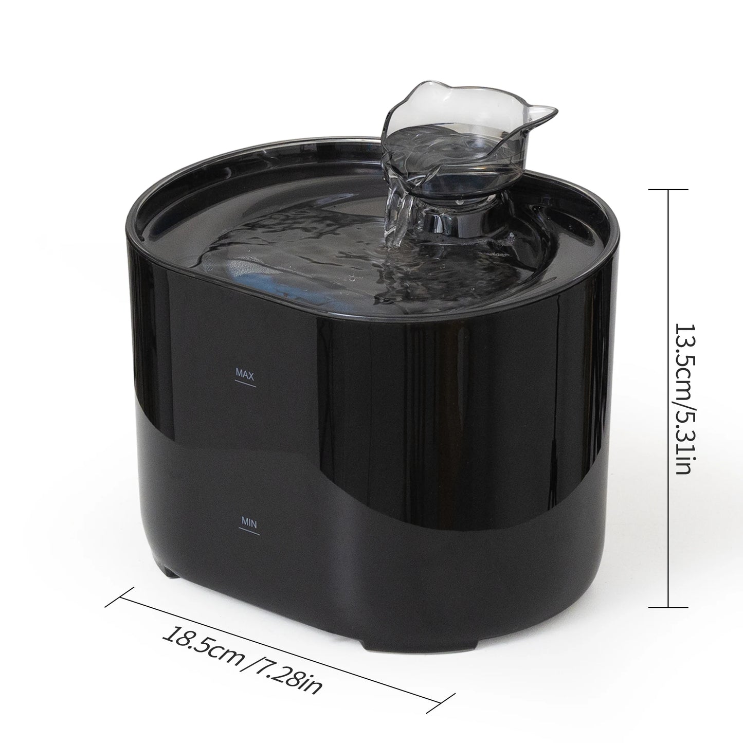 Cat Water Fountain Auto Recirculate Filtering Cats Dog Water Dispenser USB Electric Mute Pump Cat Ear Pet Cats Drinking Fountain