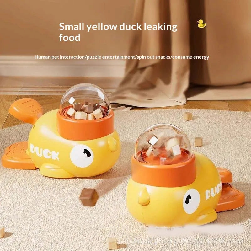 Distributeur automatique design canard pour chats et chiens — bol interactif intelligent