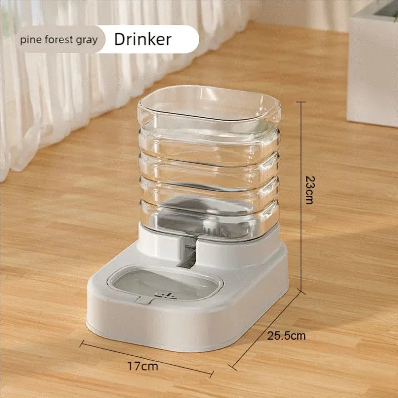 Gravity Pet Feeder and Water Dispenser Set Automatic Dog Feeder and Dog Water Dispenser for Dogs, Cats, Pets, Animals, Large Capaci