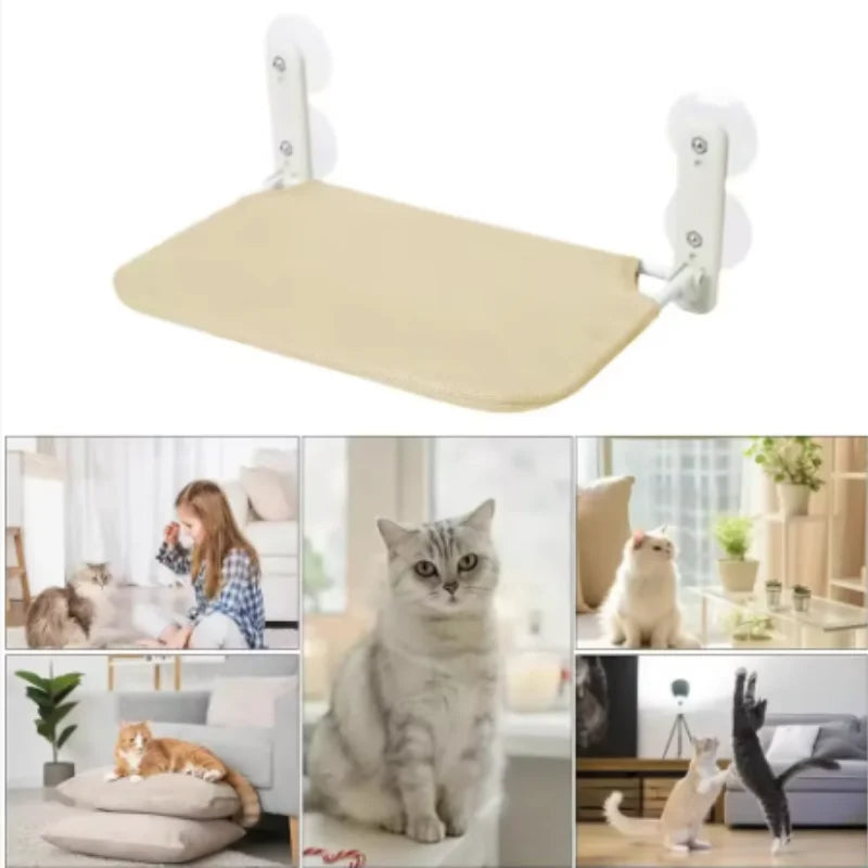 New Pet Cat Hammock Hanging Cat Bed Bearing 20 kg Comfortable Sunny Window Seat Kitten Climbing Frame Pet Supplies