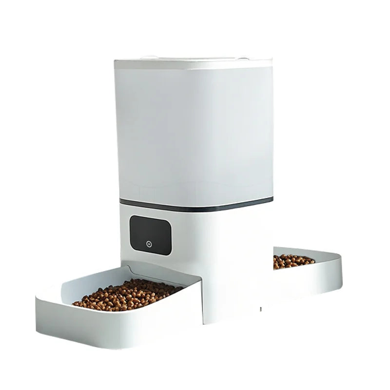 Distributeur automatique de nourriture 6L avec minuterie intelligente et contrôle Tuya pour chiens et chats