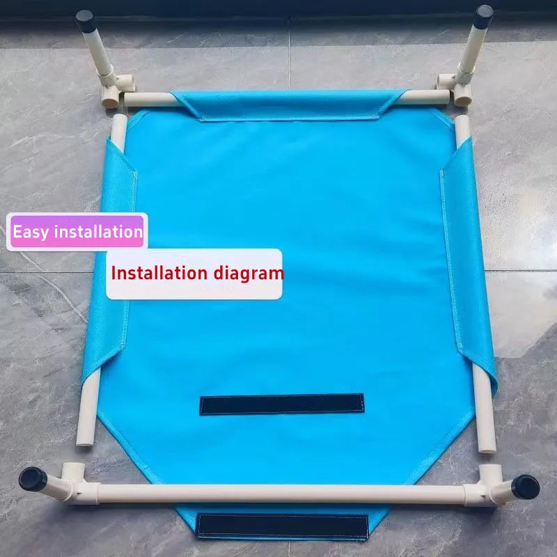Lit de camping surlevé pliable pour chien et chat — hamac portable et lavable