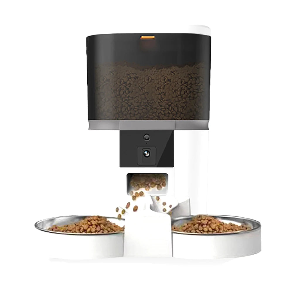 Double Meal Automatic Cat Feeder, Cat Feeder With Video, Tuya WIFI Automatic Dog Feeder, Programmable Pet Feeder, Multiple Models