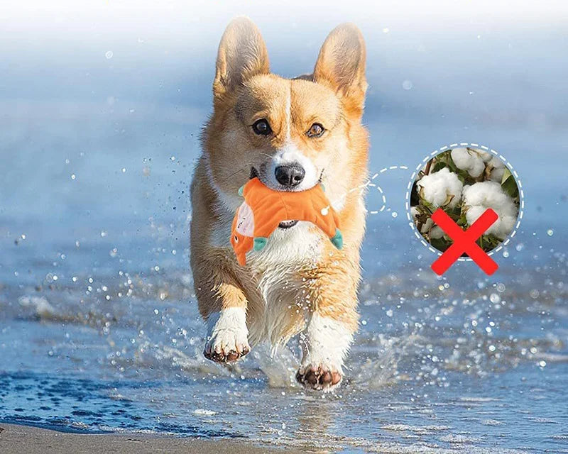 Animal-shaped Dog Squeaky Toy Bite-resistant Plush Pet Toys for Small Medium  Dogs Interactive Puppy Toys Dog Accessories