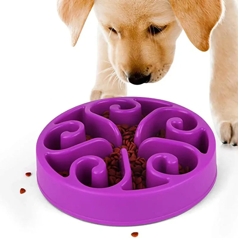 Gamelle anti-glouton puzzle pour chien – Antidérapante, grands et petits chiens