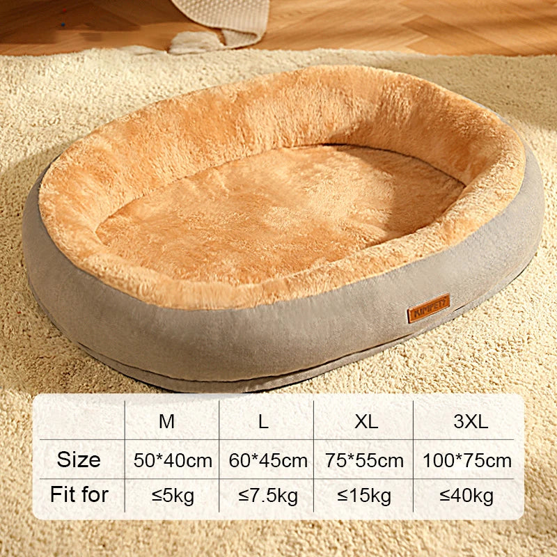 HOOPET Winter Comfortable Pet Mat Bed for Dogs Cats Fluff Sleeping Pad Dog Sofa Cushion Pet Calming Dog Bed House Pet Supplies