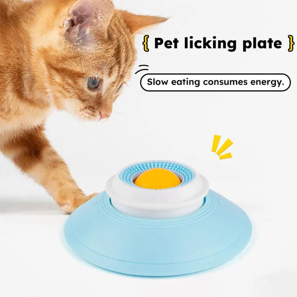 Balle à lécher anti-glouton pour chien et chat – Apaisante, anti-anxiété