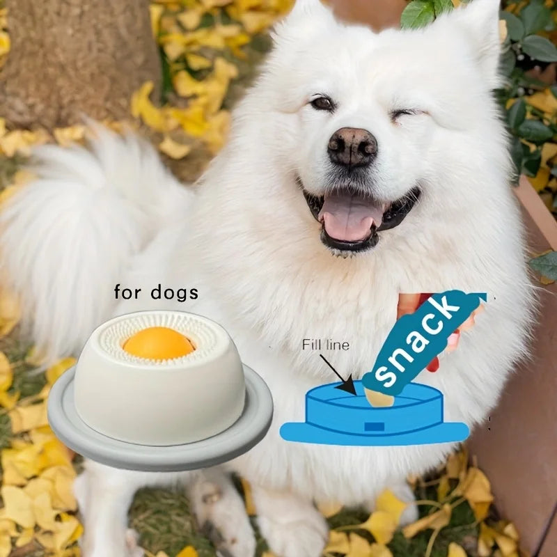 Tapis à lécher yaourt pour chien et chat – Alimentation lente, santé dentaire