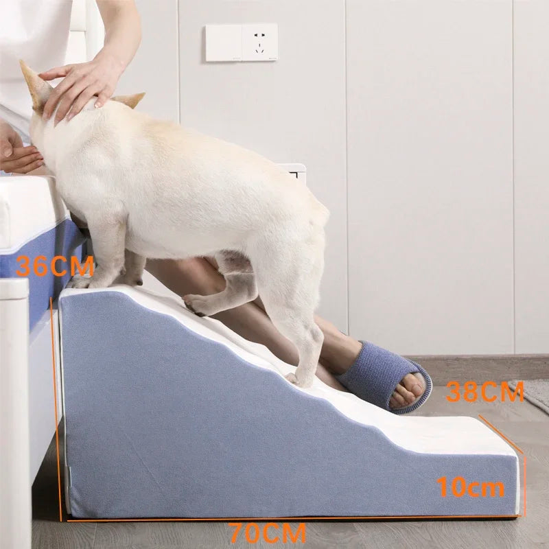 Escalier antidérapant démontable pour chien et chat — protection des hanches et articulations